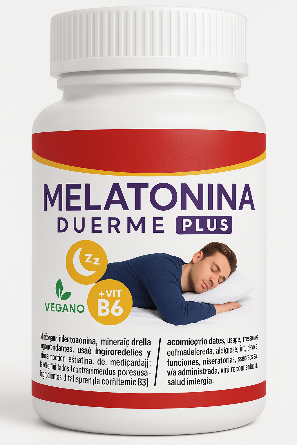 Melatonina Duerme Plus 60 Cápsulas – Sueño Profundo y Reparador