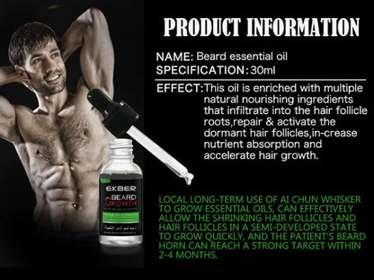 Aceite Esencial Natural De Alta Calidad Para El Crecimiento De La Barba