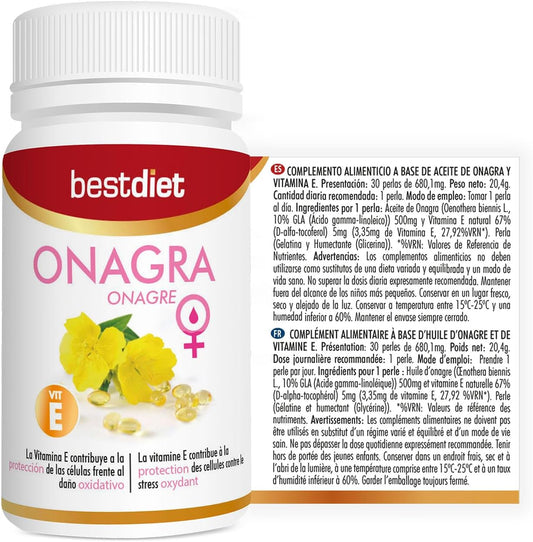 Perlas de aceite de Nagra con vitamina E - Equilibrio Hormonal y Bienestar Femenino