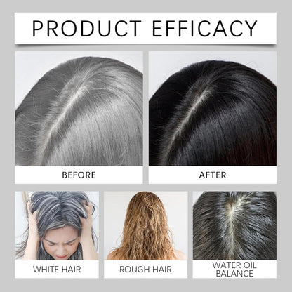CHAMPÚ TINTE INSTANTÁNEO 3 EN 1 PARA CABELLO NEGRO