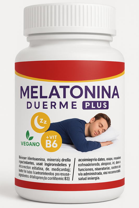 Melatonina Duerme Plus 60 Cápsulas – Sueño Profundo y Reparador