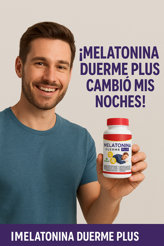 Melatonina Duerme Plus 60 Cápsulas – Sueño Profundo y Reparador