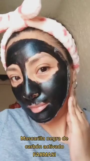 Mascarilla De Carbón Para Blanquear Los Poros