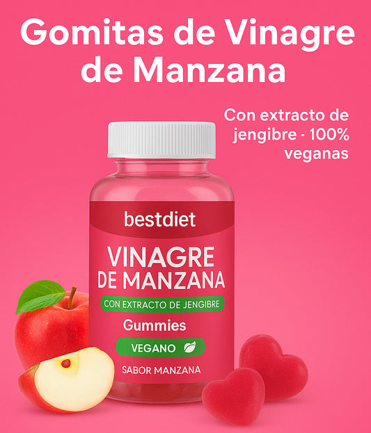 Gummies de Vinagre de Manzana – Apoyo Digestivo y Energía Natural
